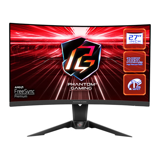 ASRock 27" PG27Q15R2A 165Hz FreeSync Premium Open Box Curved Monitor