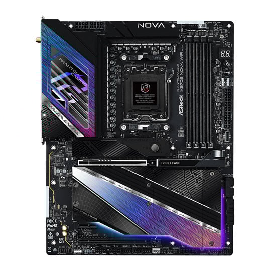 ASRock AMD X870E Nova WiFi 7 AM5 DDR5 PCIe 5.0 ATX Motherboard
