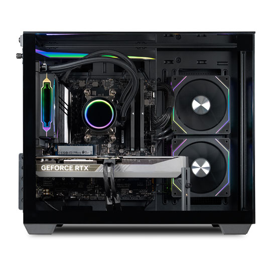Gaming PC with NVIDIA RTX 5070 and AMD Ryzen 5 7500F