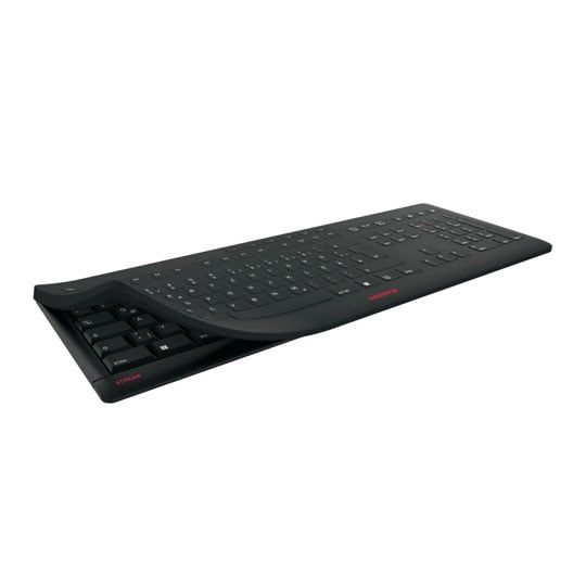 CHERRY JK-8552GB-2 STREAM PROTECT Wireless Black Keyboard UK